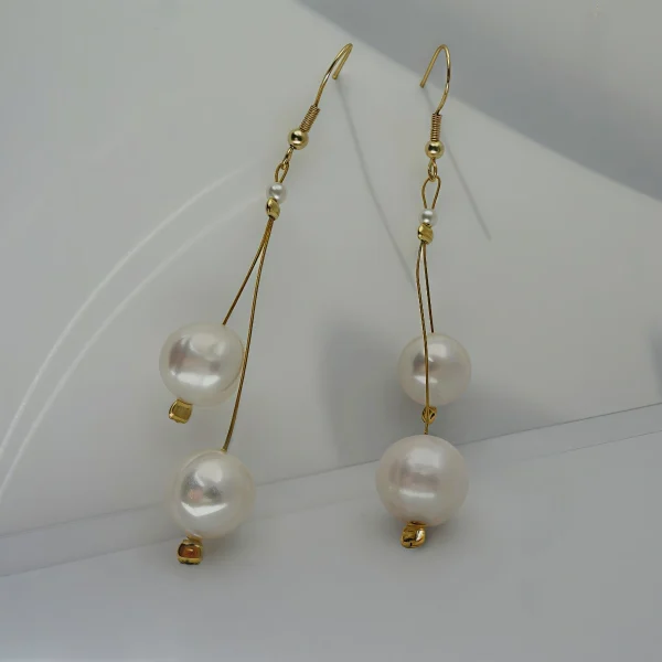 Ohranhänger silberschmuck mit echten perlen