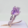 DSC08176_change_1 Damenring Amethyst Lila Herz 925 Sterling Silber Damen Geschenke