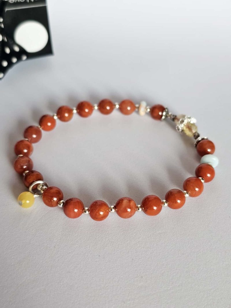 Armband-roter-Achat-01 Armband roter Achat Detail Bilder