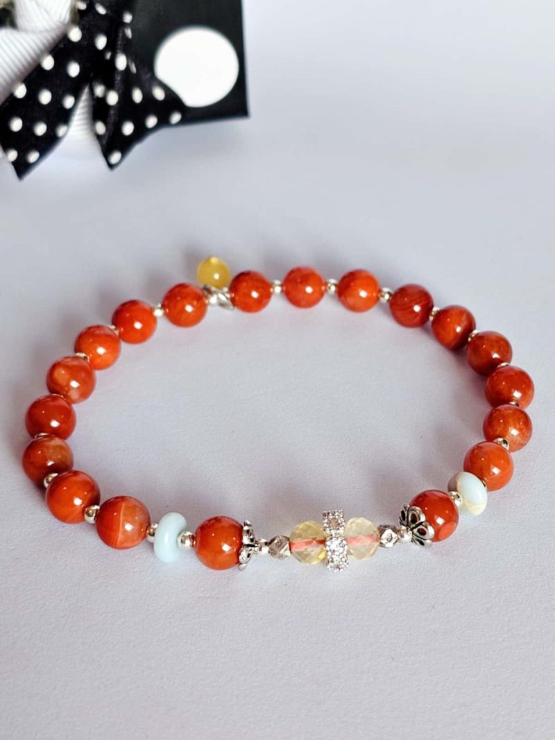 Armband-roter-Achat-03 Armband roter Achat Detail Bilder