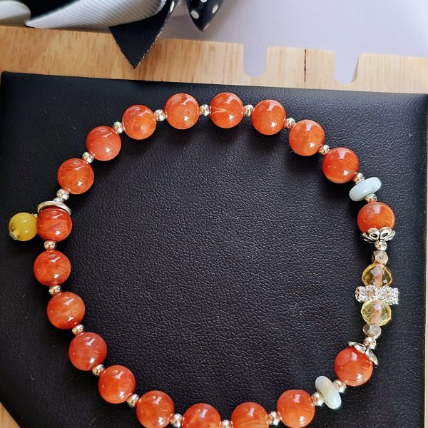 Armband roter Achat Obersicht Bild