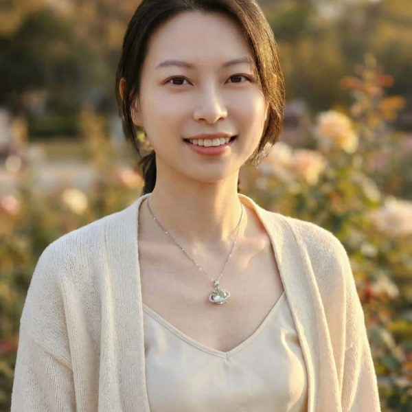 Anhanger-Planaten-11 Damen Silber Halsanhänger mit Stein Quarz Kristall Planetenanhänger