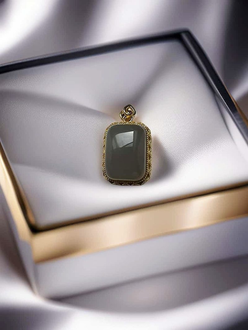 Halskette Jade Rauchviolett Symbolik