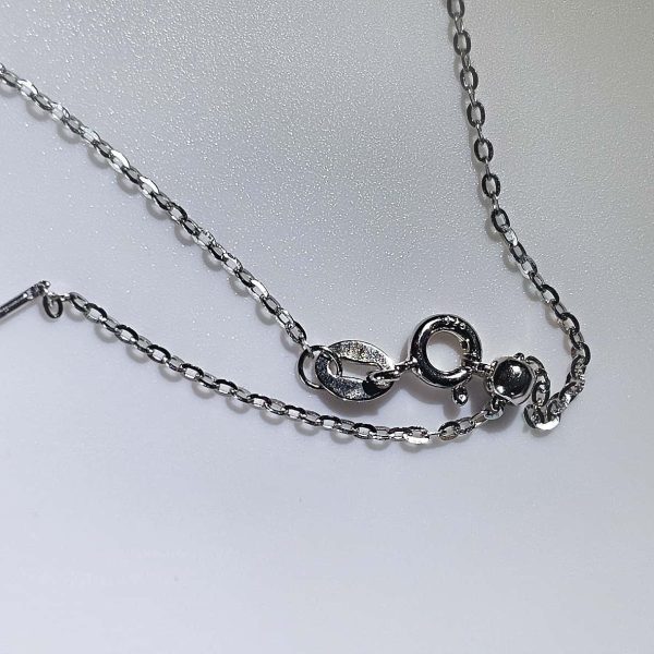 Halskette S925 Schmetterling Blauwasser Jade Kette Verschluss