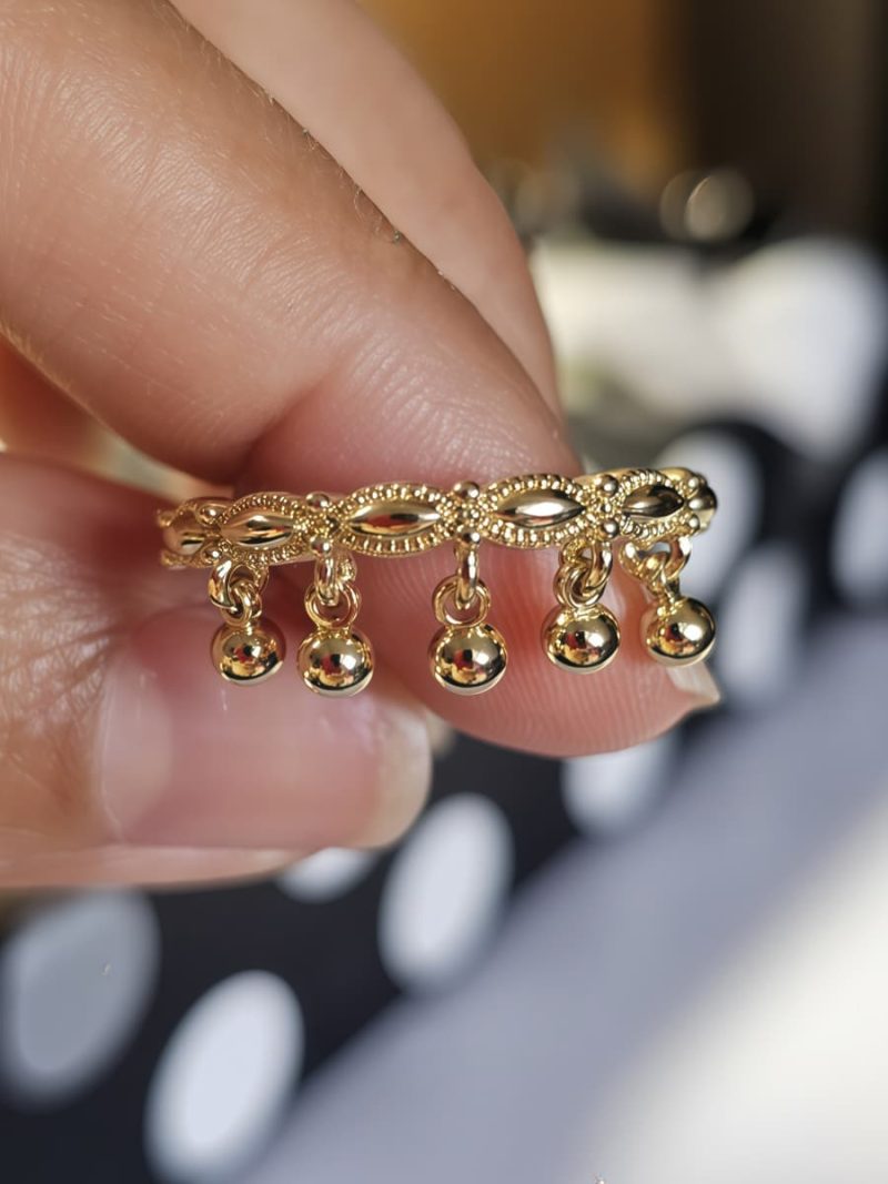 Boho Vintage Ring goldfarben für Damen