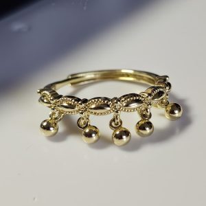 Boho Vintage Ring goldfarben für Damen
