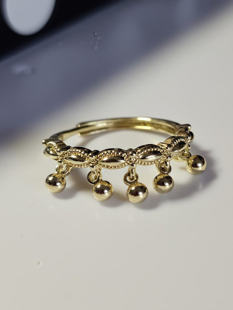 Boho Vintage Ring goldfarben für Damen