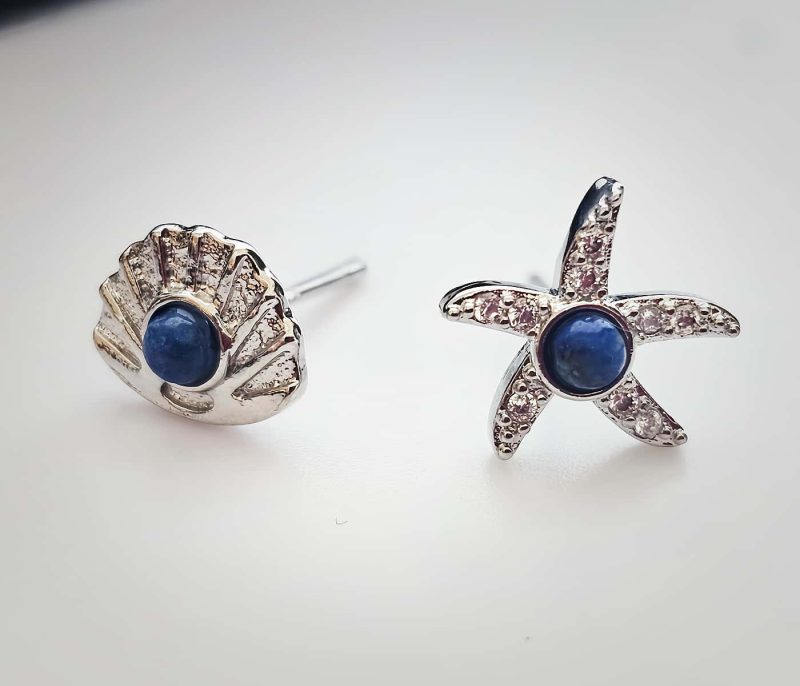 Ohrring-Ocean-01 Ohrringe Ocean Blau S925 Lapislazuli Meer Ocean