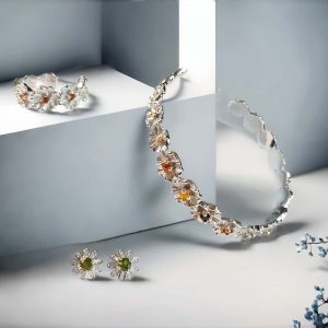 Silberschmuck 925 Silber Halskette mit blauer Jade und Perle – Eleganter Schmetterlingsanhänger für Damen