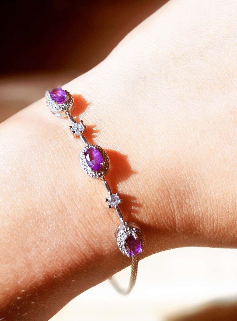 armband-Amethyst-01 Armband-Stahl-Amethyst