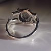 Ring-Kristal-06 Damen Ring mit Stein Klar Kristall Weißquarz