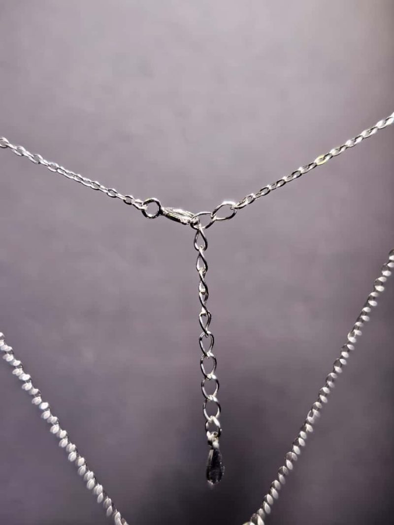 Silberanhänger Schmetterlingsknoten Amethyst mit Zirkonia in 925er Silber