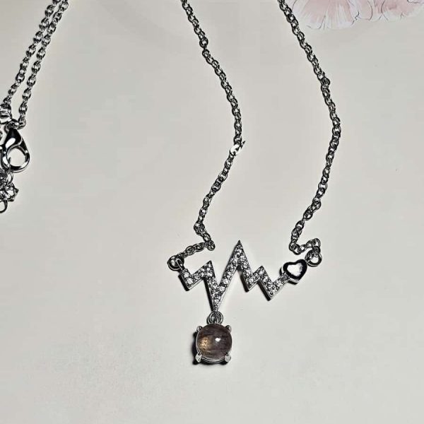 Heart-HK010-06 Moderne Damen Halskette Herzschlag Design