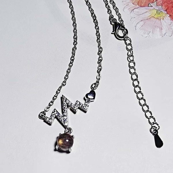 Heart-HK010-08 Moderne Damen Halskette Herzschlag Design