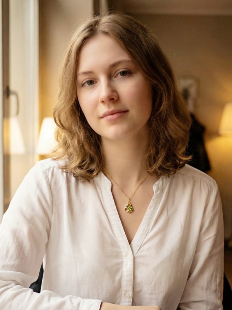 amen Anhänger mit Peridot August Geburtsstein aus vergoldetem Silber im Schlangen Design