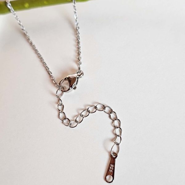 Halskette Süßwasser Perle und Zirkonia- Delfin Design