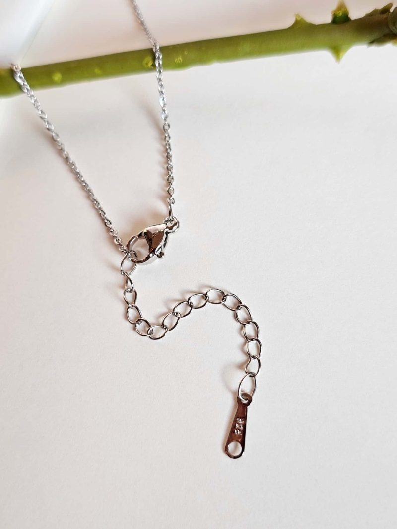 Halskette Süßwasser Perle und Zirkonia- Delfin Design